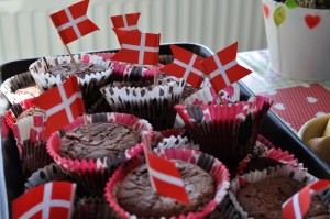 Svampede fedtfattige kakaomuffins