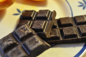 Chokolade biscotti med appelsin og tranebær