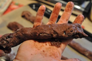 Chokolade biscotti med appelsin og tranebær