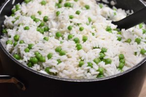 Ris med ærter
