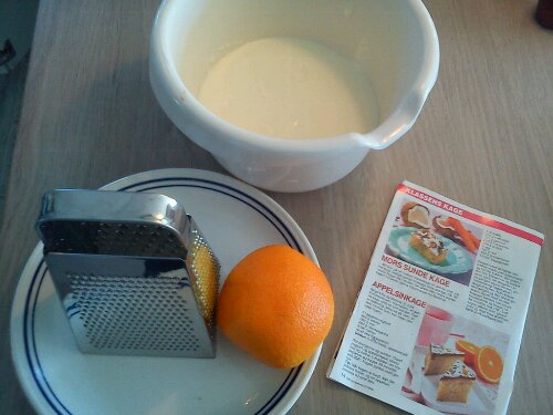 Appelsinkage og appelsinmuffins uden æg