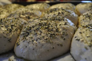 Foccacia-brød af færdig Ciabatta brødblanding