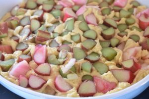 DSC_1255 • nogetiovnen.dk Rabarberkage med marengslåg og mandler