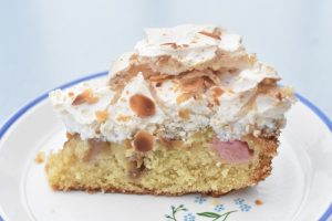 DSC_1307 • nogetiovnen.dk Rabarberkage med marengslåg og mandler