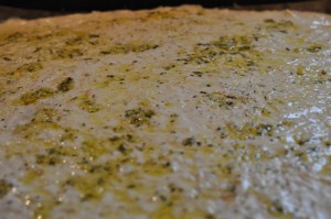 DSC_1998 Brød i bradepande med hvidløg og oregano