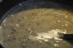 Kalkungryde med ris og champignon – opskrift