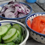 Burgere med oksekød i grove burgerboller