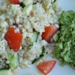 Bulgursalat og guacamole