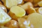 Pølsemix - kartofler, pølser og paprika i ovn