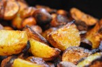 Pølsemix - kartofler, pølser og paprika i ovn
