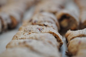 Biscotti med tranebær og marcipan - cantuccini