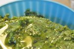 Pesto med basilikum & mandler basilikumpesto