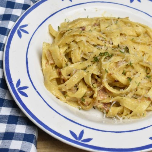 Pasta Carbonara - nem opskrift