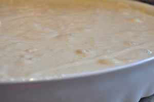 Mazarinkage med marcipan og karamel opskrift