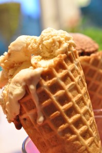 Isvafler med Ben & Jerry's is - den bedste is