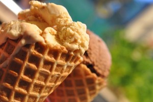 Isvafler med Ben & Jerry's is - den bedste is