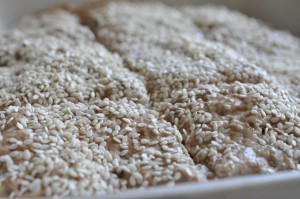 Minirugbrød og rugbrødsboller af rugbrødsblanding