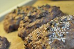 Minirugbrød og rugbrødsboller af rugbrødsblanding