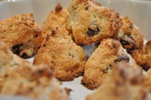 Kokosmakroner med chokolade - nem opskrift