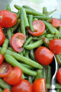 DSC_5661 • nogetiovnen.dk Bønnesalat med grønne bønner og tomat