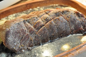 Roastbeef i stegeso – langtidsstegt oksesteg