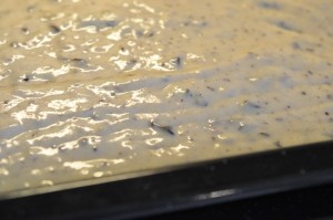 DSC_6040 Banankage med chokoladestykker - svampet bananbrownie