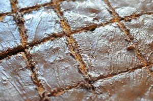 DSC_6067 Banankage med chokoladestykker - svampet bananbrownie