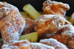 DSC_6296 Hotwings med tilbehør - sprøde kartofler
