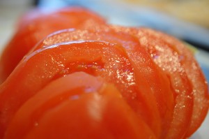 Tomatpizza med chiliost - fastfood på 10 minutter