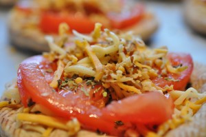 Tomatpizza med chiliost - fastfood på 10 minutter