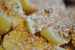 DSC_6570 Pommes frites med sesam - sprøde sesam fritter