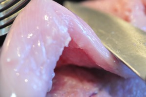 Kalkunsteg i ovn - fyldt kalkunbryst med bacon