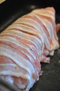 DSC_6773 Kalkunsteg i ovn fyldt kalkunbryst med bacon