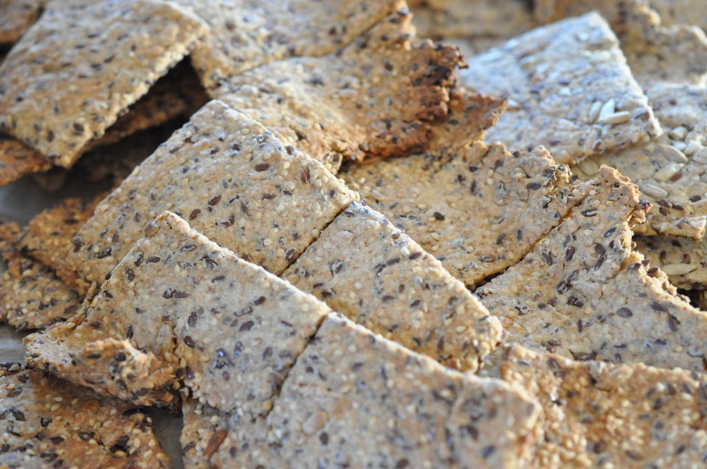 Knækbrød opskrift med frø og kerner