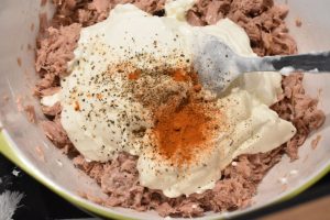 Tunmousse med husblas - fedtfattig opskrift