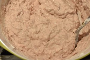 Tunmousse med husblas - fedtfattig opskrift