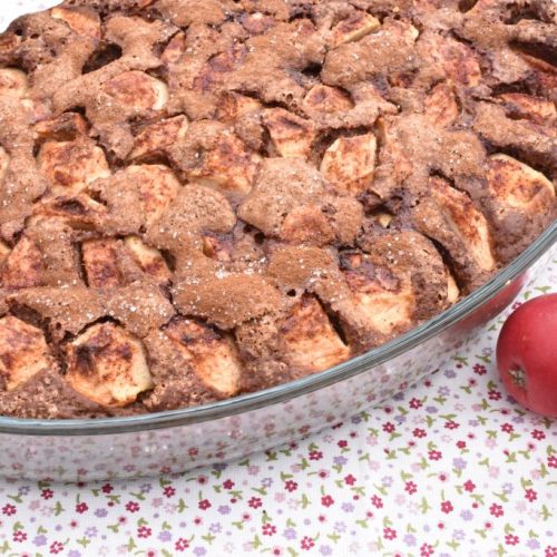 Æblekage uden æg - nem fedtfattig æbletærte