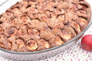 Æblekage uden æg - nem fedtfattig æbletærte