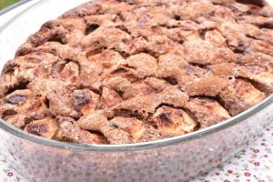 Æblekage uden æg - nem fedtfattig æbletærte