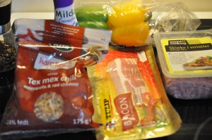 DSC_6660 Tærter med skinke, bacon, peberfrugt & tomat