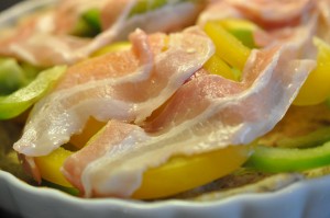 DSC_6667 Tærter med skinke, bacon, peberfrugt & tomat