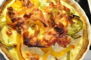 DSC_6706 Tærter med skinke, bacon, peberfrugt & tomat
