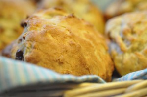 DSC_7750 Scones med chokoladestykker - nem opskrift