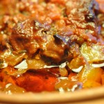 Osso buco med tomatsauce i Römertopf