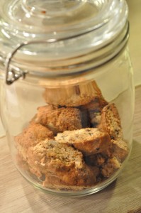 Biscotti med marcipan - italienske småkager