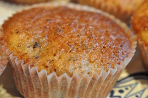 DSC_8627 Svampede banan muffins - bedste bananmuffins med chokolade