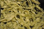 Pesto vendes med pasta