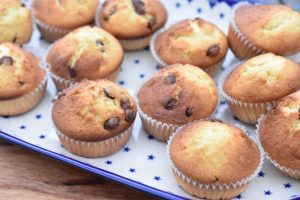 Appelsinmuffins med chokolade - nem opskrift