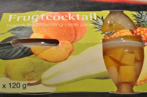 Syltede frugter med vanillecreme nem dessert