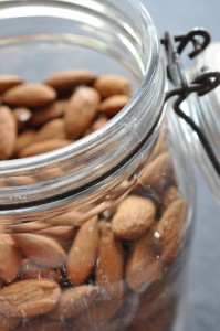 Brændte mandler i ovn - honningristede mandler